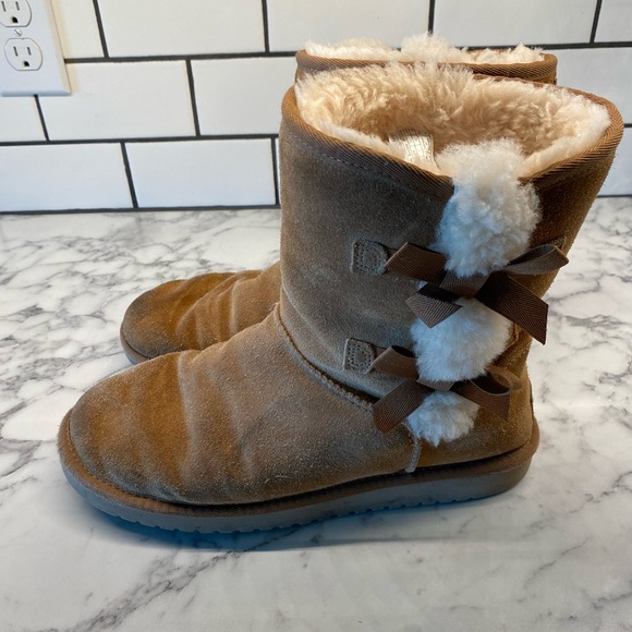 Koolaburra By UGG Victoria Short Bootie Cognac Size 9 - Picture 2 of 7